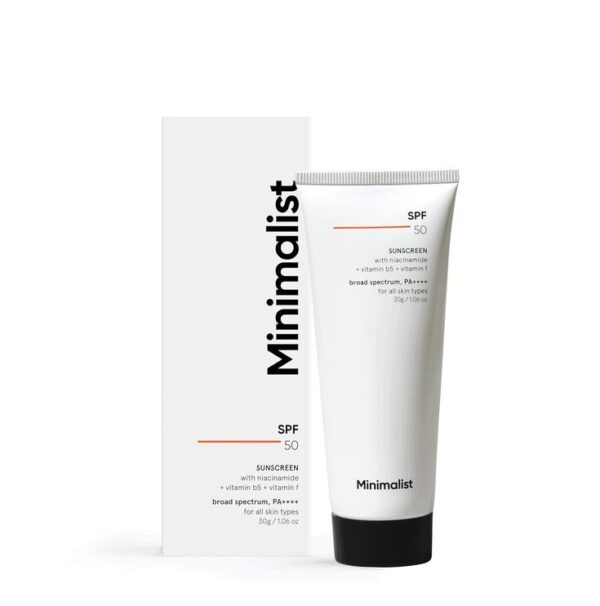 Minimalist mineral sunscreen